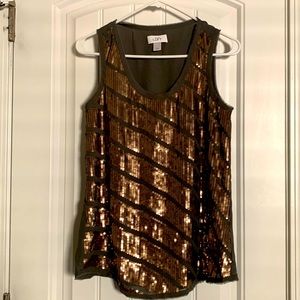 Sequined top, Loft size S, great condition